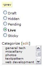Unlimited Categories for Textpattern