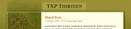 TXP Thirteen Post